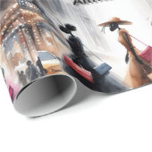 ニューヨーク市のRick London'sファッションアリおもしろい ラッピングペーパー (ロールコーナー)