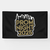 ニューヨーク市をテーマに2025高校用プロム 横断幕 (横)