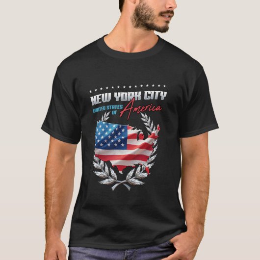 ニューヨーク市アメリカ合衆国お土産 Tシャツ (正面)