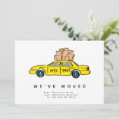 ニューヨーク市イエロータクシーの動くアナウンス 案内状 (スタンド正面)