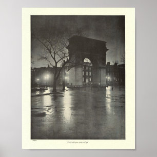 ニューヨーク市グリニッジビレッジWashington Arch ポスター