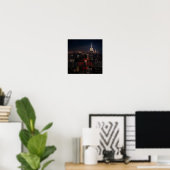 ニューヨーク市スカイラインのポスター – モダン Wall Art Pri ポスター (ホームオフィス)