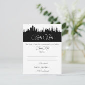 ニューヨーク市スカイラインの応答カード 出欠カード (スタンド正面)