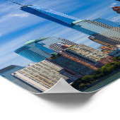 ニューヨーク市スカイライン写真 ポスター (角)