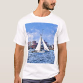 ニューヨーク市スカイライン Tシャツ (正面)
