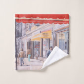 ニューヨーク市セカンドアベニューのサニーサイド バスタオルセット (ウォッシュタオル)