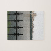 ニューヨーク市セントラルパーク貯水池NYC写真 ジグソーパズル (横)