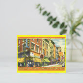 ニューヨーク市チャイナタウンヴィンテージ ポストカード (スタンド正面)