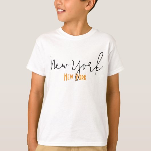ニューヨーク市ニューヨークのお土産 Tシャツ (正面)