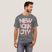 ニューヨーク市ブルックリンの雰囲気ファミリー Tシャツ (正面フル)