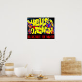 ニューヨーク市ヘルズキッチンディストリクトラベル ポスター (キッチン)