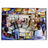 ニューヨーク市ホットドッグ神 ラージペーパーバッグ (裏面)