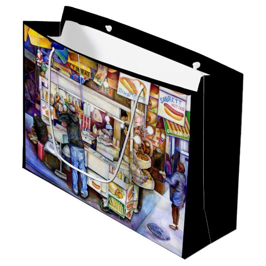 ニューヨーク市ホットドッグ神 ラージペーパーバッグ (正面アングル)