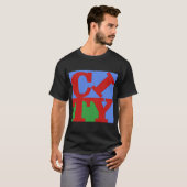 ニューヨーク市モダンアート Tシャツ (正面フル)