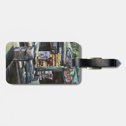 ニューヨーク市ユニオンスクエア、クリソコリア·モーニング ラゲッジタグ (裏面横)