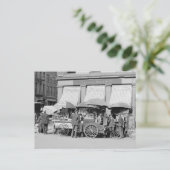 ニューヨーク市ランチカート 1906年 ポストカード (スタンド正面)