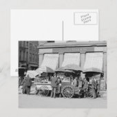 ニューヨーク市ランチカート 1906年 ポストカード (正面/裏面)
