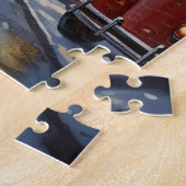 ニューヨーク市ヴィンテージクリスマスフォト ジグソーパズル (側面)