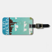 ニューヨーク市ヴィンテージ旅行ポスター ラゲッジタグ (正面横)