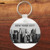 ニューヨーク市下マンハッタンPro写真 キーホルダー (正面)