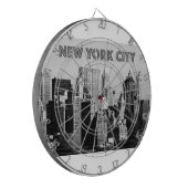 ニューヨーク市下マンハッタンPro写真 ダーツボード (正面左)