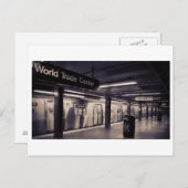 ニューヨーク市世界貿易センター駅 ポストカード (正面/裏面)