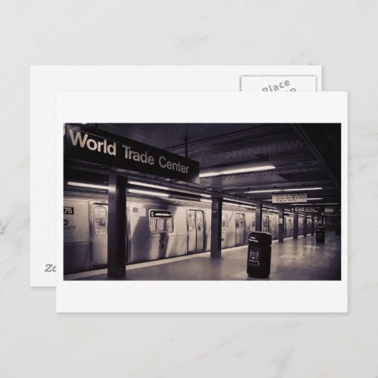 ニューヨーク市世界貿易センター駅 ポストカード (正面/裏面)