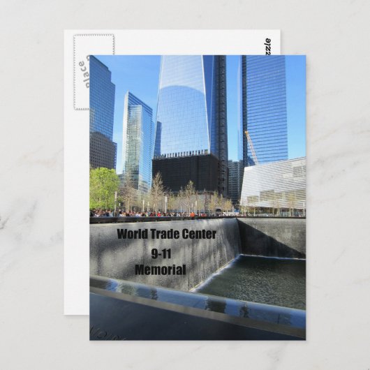ニューヨーク市世界貿易センター9/11 ポストカード (正面/裏面)