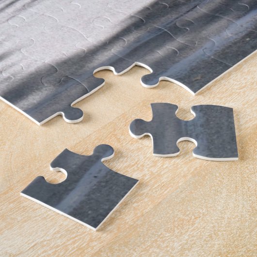 ニューヨーク市中央公園サイクリスト写真ニューヨーク ジグソーパズル (側面)