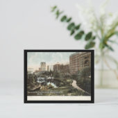 ニューヨーク市中央公園スワンレイク1909 Vintag ポストカード (スタンド正面)