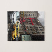 ニューヨーク市五番街タクシー写真NYC ジグソーパズル (横)