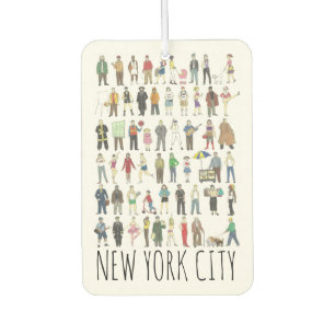 ニューヨーク市人々のNYCブルックリンクイーンズブロンクス カーエアーフレッシュナー
