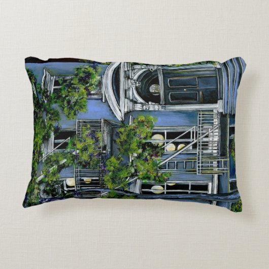 ニューヨーク市内からのルミニス・シェア アクセントクッション (裏面)