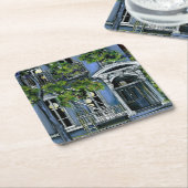 ニューヨーク市内からのルミニス・シェア スクエアペーパーコースター (アングル)