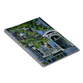 ニューヨーク市内からの光の球 ノートブック (右側)