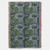 ニューヨーク市内から発光する球 スローブランケット (正面縦)