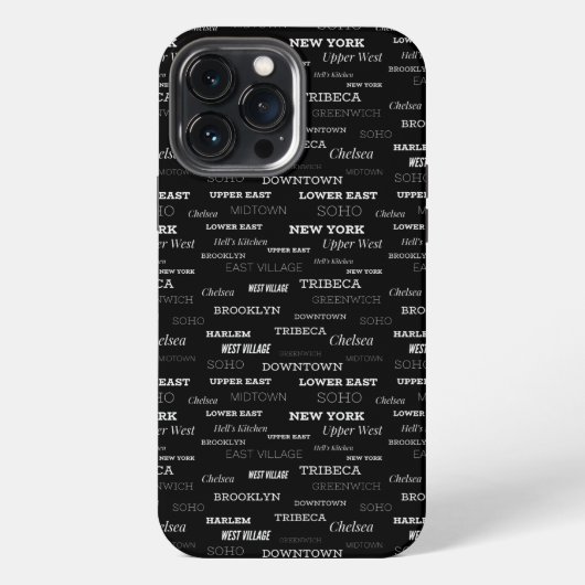 ニューヨーク市内の街区 iPhoneケース (裏面)