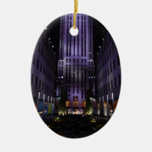 ニューヨーク市写真チャンネルガーデンNYC セラミックオーナメント