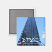 ニューヨーク市写真マグネット マグネット (正面/裏面)