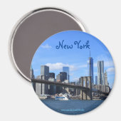 ニューヨーク市写真マグネット マグネット (正面/裏面)