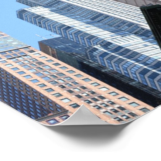 ニューヨーク市写真高層建築NYC ポスター (角)