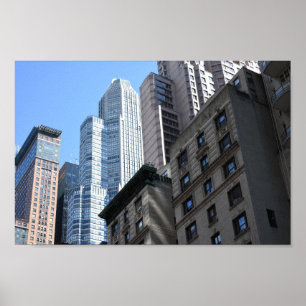 ニューヨーク市写真高層建築NYC ポスター