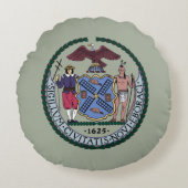 ニューヨーク市印 ラウンドクッション (正面)