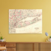 ニューヨーク市周辺 キャンバスプリント (インサイチュ (リビング))