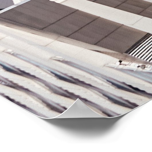 ニューヨーク市多様な建築、色の色合いae ポスター (角)