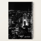 ニューヨーク市夜空フォトスパイラルノート ノートブック (裏面)