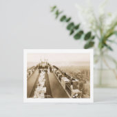 ニューヨーク市屋上ロックフェラーセンターヴィンテージ ポストカード (スタンド正面)