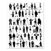 ニューヨーク市市民ゴム切手の人々 ラバースタンプ (インプリント)