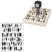 ニューヨーク市市民ゴム切手の人々 ラバースタンプ (押印)