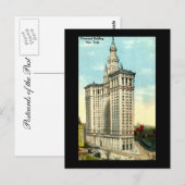 ニューヨーク市旧葉書建物 ポストカード (正面/裏面)